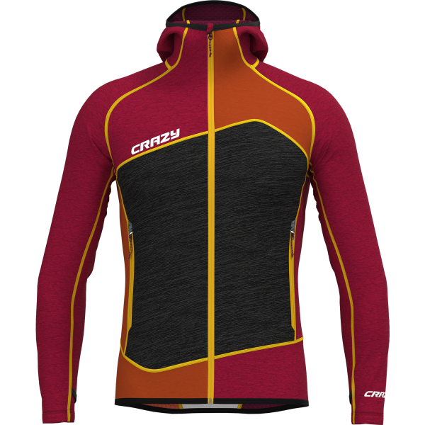 Mikina CRAZY Pull Resolution M brick-black