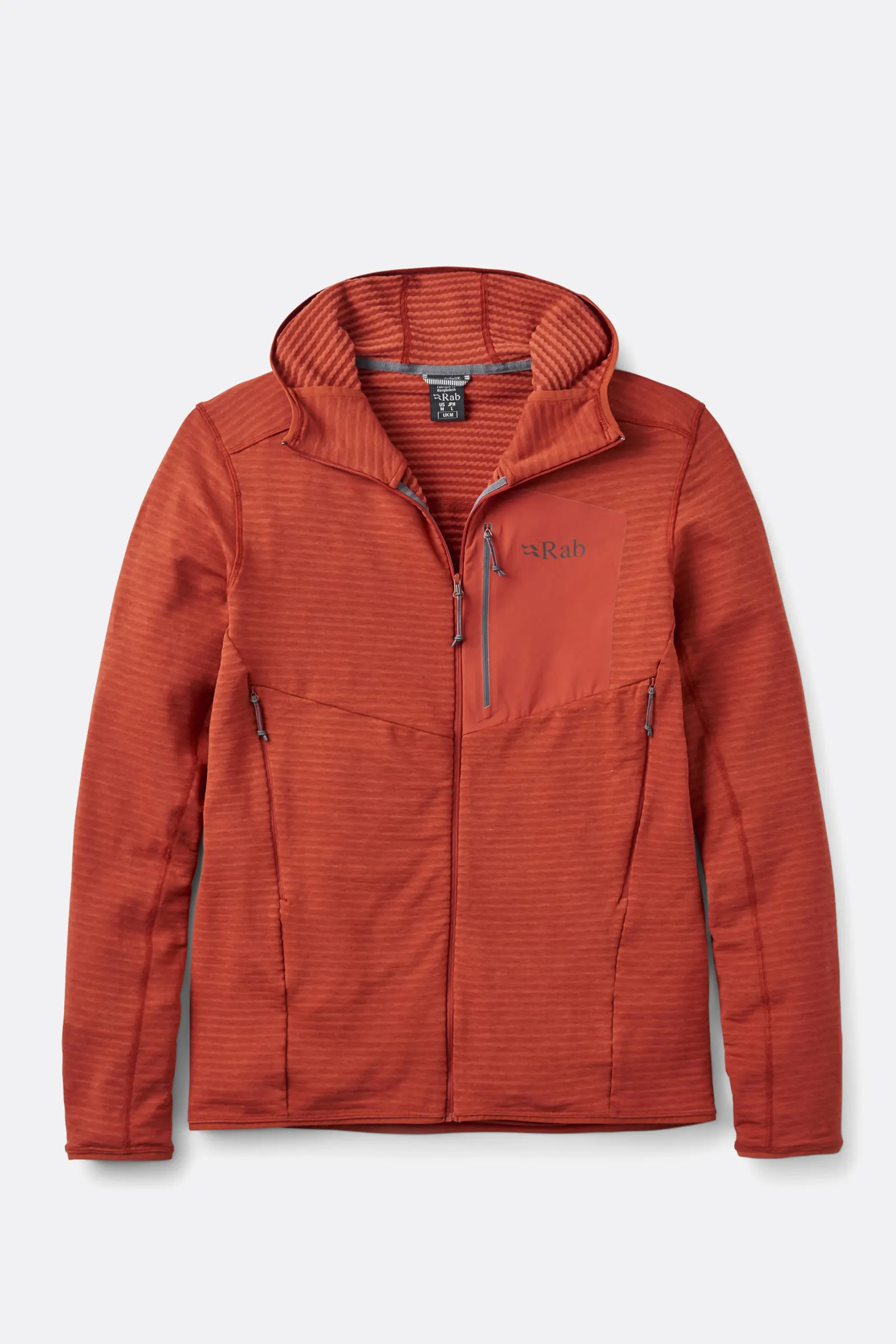 Mikina RAB Ascendor Light Hoody M tuscan red