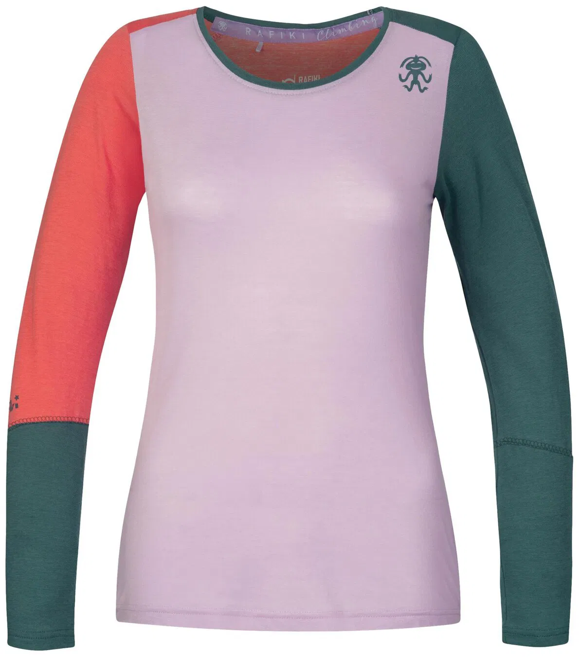 Tri�ko RAFIKI Finale T-Shirt LS W orchid hush/lantana/hydro