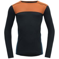 Tri�ko DEVOLD Lauparen merino 190 man flame/ink