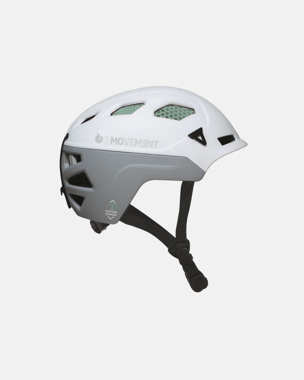 Prilba MOVEMENT 3Tech Alpi grey white/water green