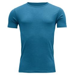 Tri�ko DEVOLD Breeze merino 150  blue melange