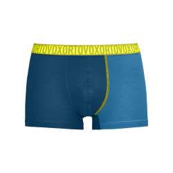 Boxerky ORTOVOX 150 Essential trunks petrol blue