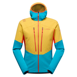 Bunda LA SPORTIVA Session Tech Hoody M tropic blue/bamboo