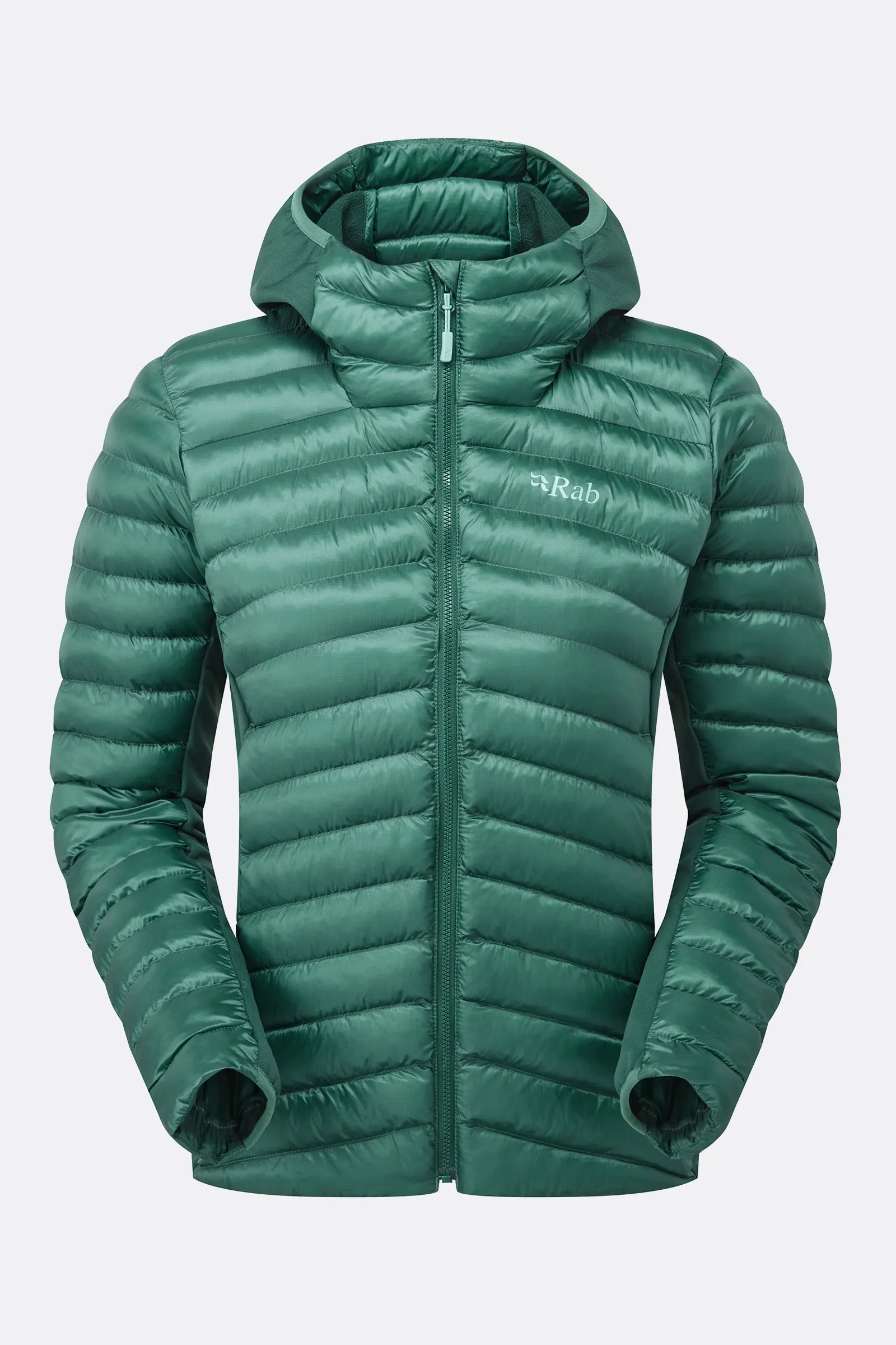 Bunda RAB Cirrus Flex Hoody W eucalyptus/green slate