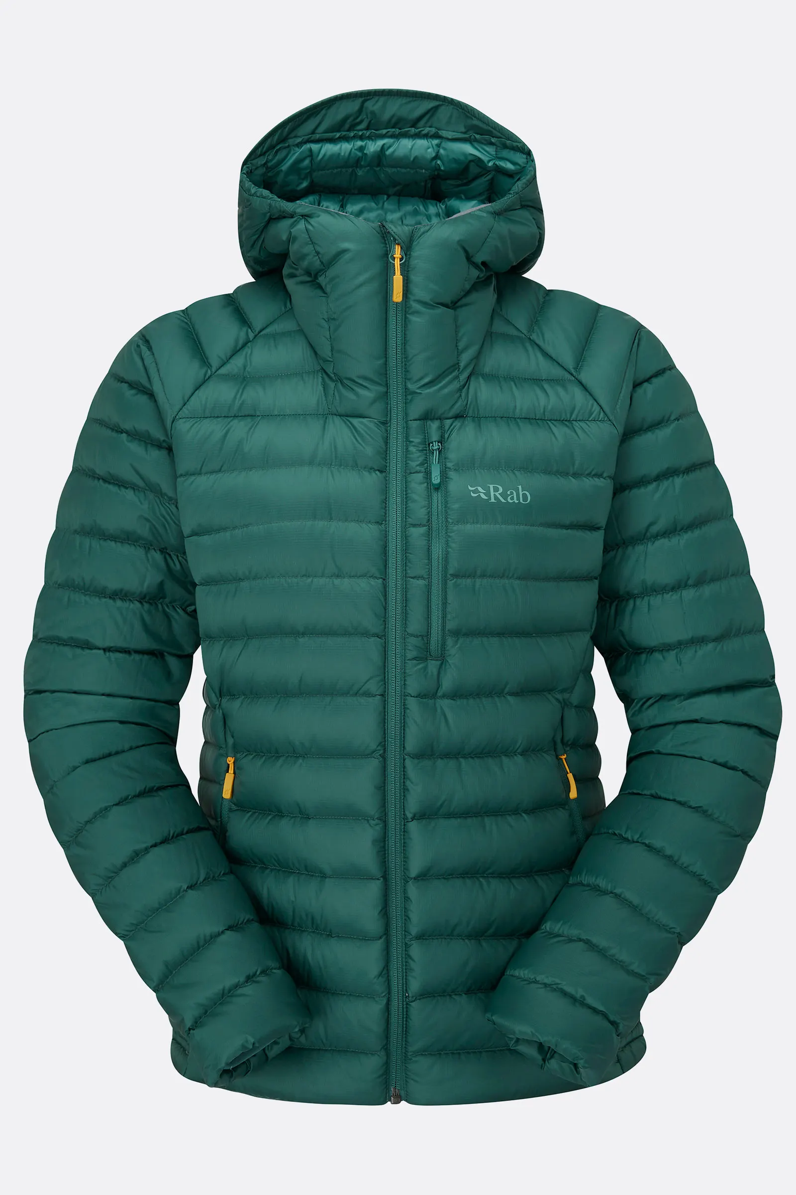 Bunda RAB Microlight Alpine Jacket W green slate/eucalyptus