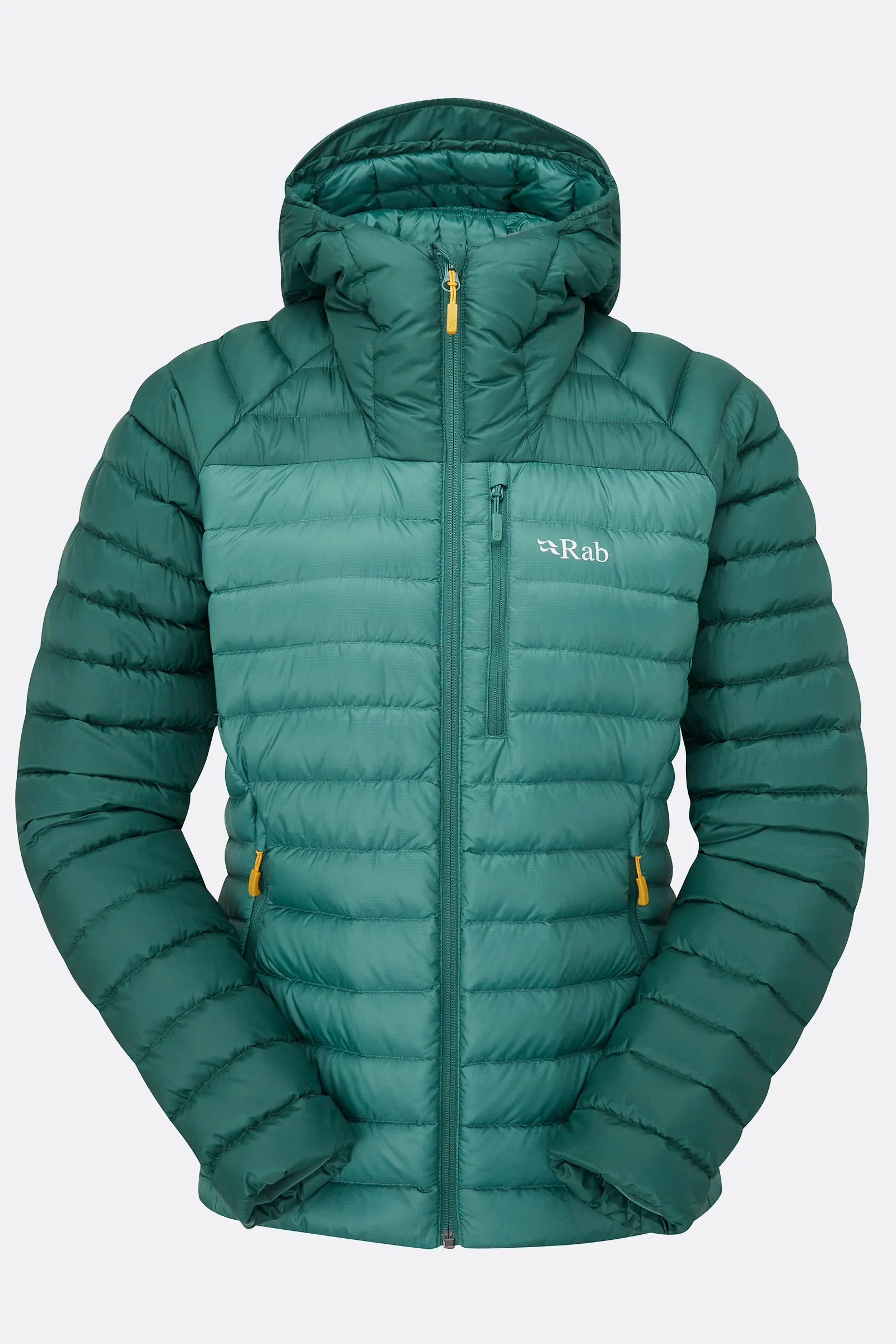 Bunda RAB Microlight Alpine Jacket W green slate/eucalyptus