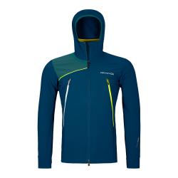 Bunda ORTOVOX Pala Hooded jacket petrol blue