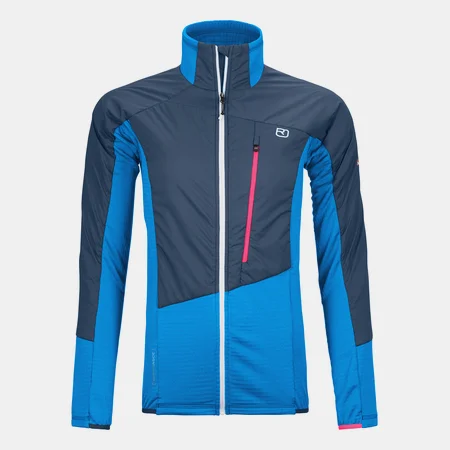 Bunda ORTOVOX W�s Westalpen hybrid jacket safety blue