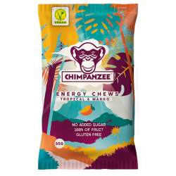 Cukrky CHIMPANZEE Energy tropical mango 35g