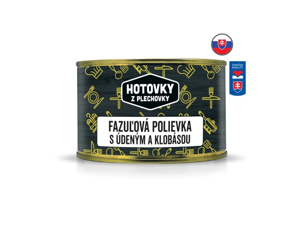 Fazuov polievka s klobsou HOTOVKY Z PLECHOVKY 400ml