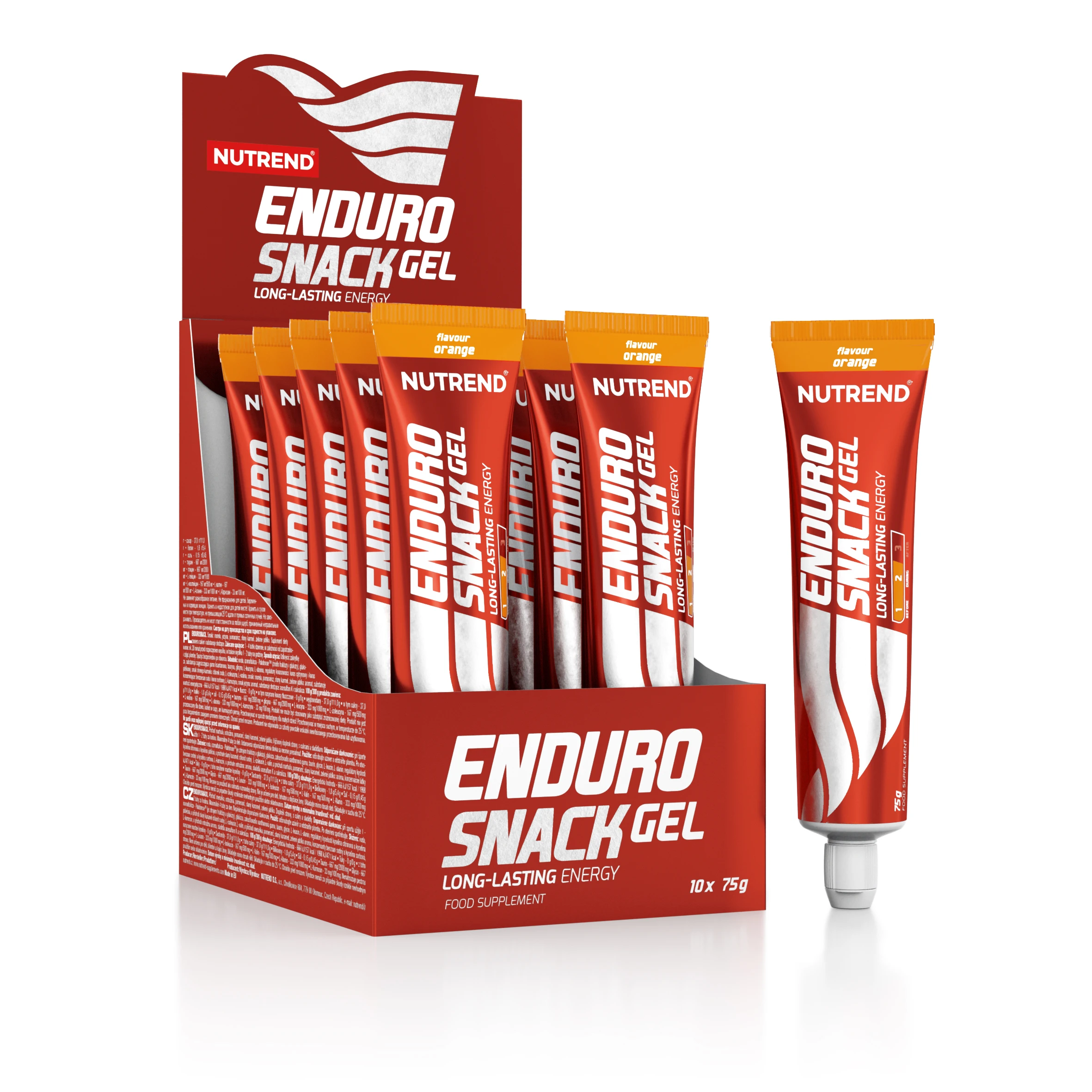 NUTREND Gl Endurosnack tuba 75g orange