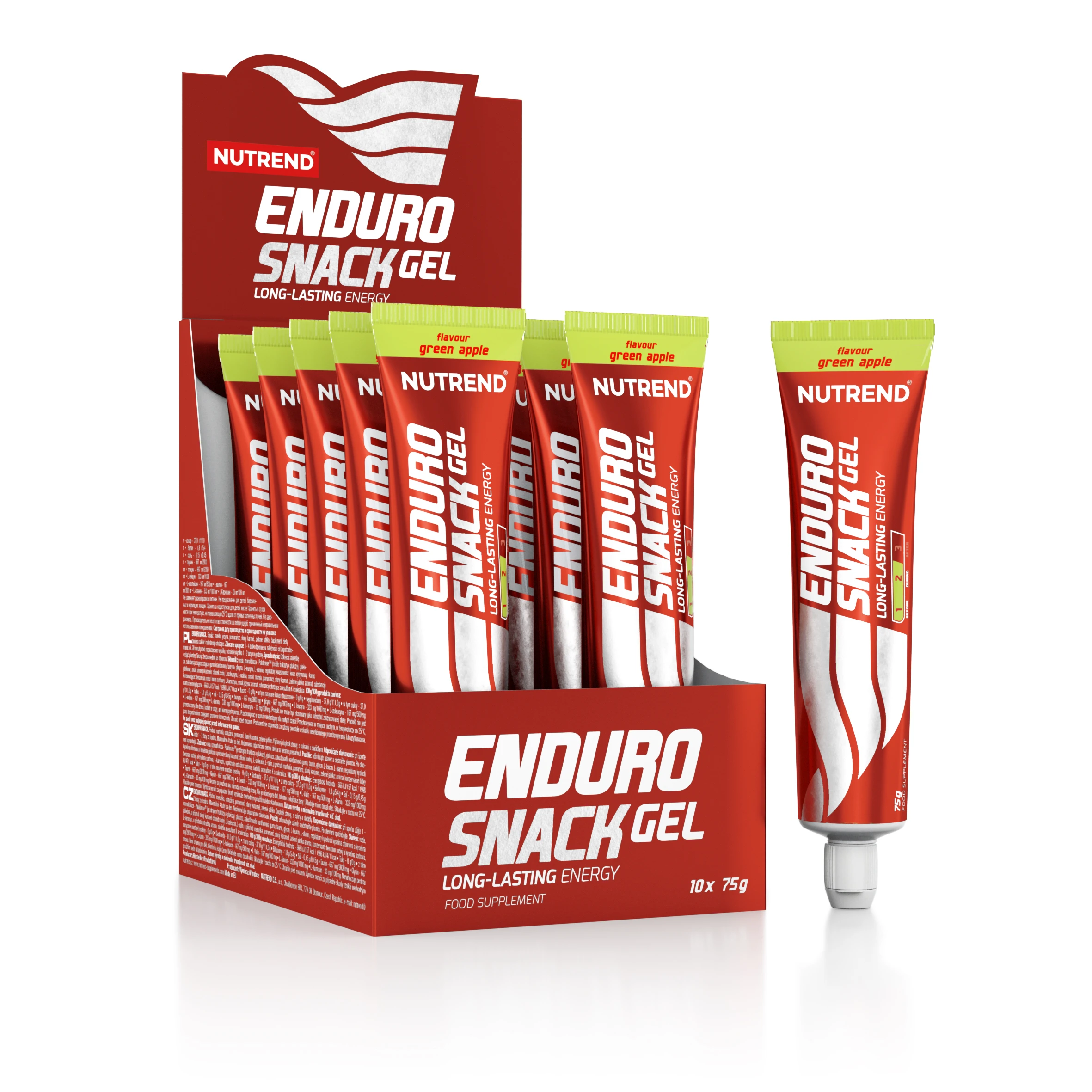 NUTREND G�l Endurosnack tuba 75g green apple