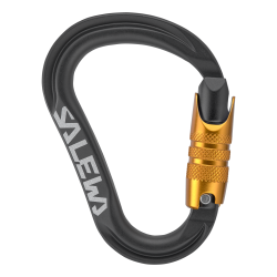 Karab�na SALEWA HMS C.3 M Carabiner black orange