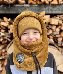 Kukla NANUK Kids Polar Bear dark mustard Hood