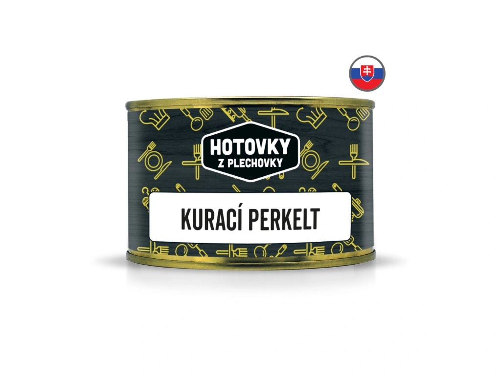 Kurac perkelt HOTOVKY Z PLECHOVKY 400g