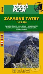 Turistick mapa TATRA PLAN Zpadn Tatry 1:25 000
