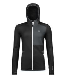 Mikina ORTOVOX Fleece Hoody W black raven