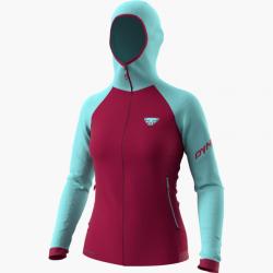 Mikina DYNAFIT Speed PTC Hooded JKT W marine blue beet red