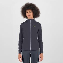 Mikina KARPOS Easyfrizz W FZ Hoodie woodl gray/ombre blue
