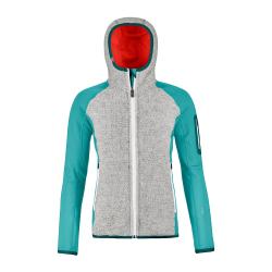 Bunda ORTOVOX W�s Fleece Plus Classic knit ice waterfall