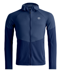 Mikina ORTOVOX Fleece Light Grid Hoody M deep ocean