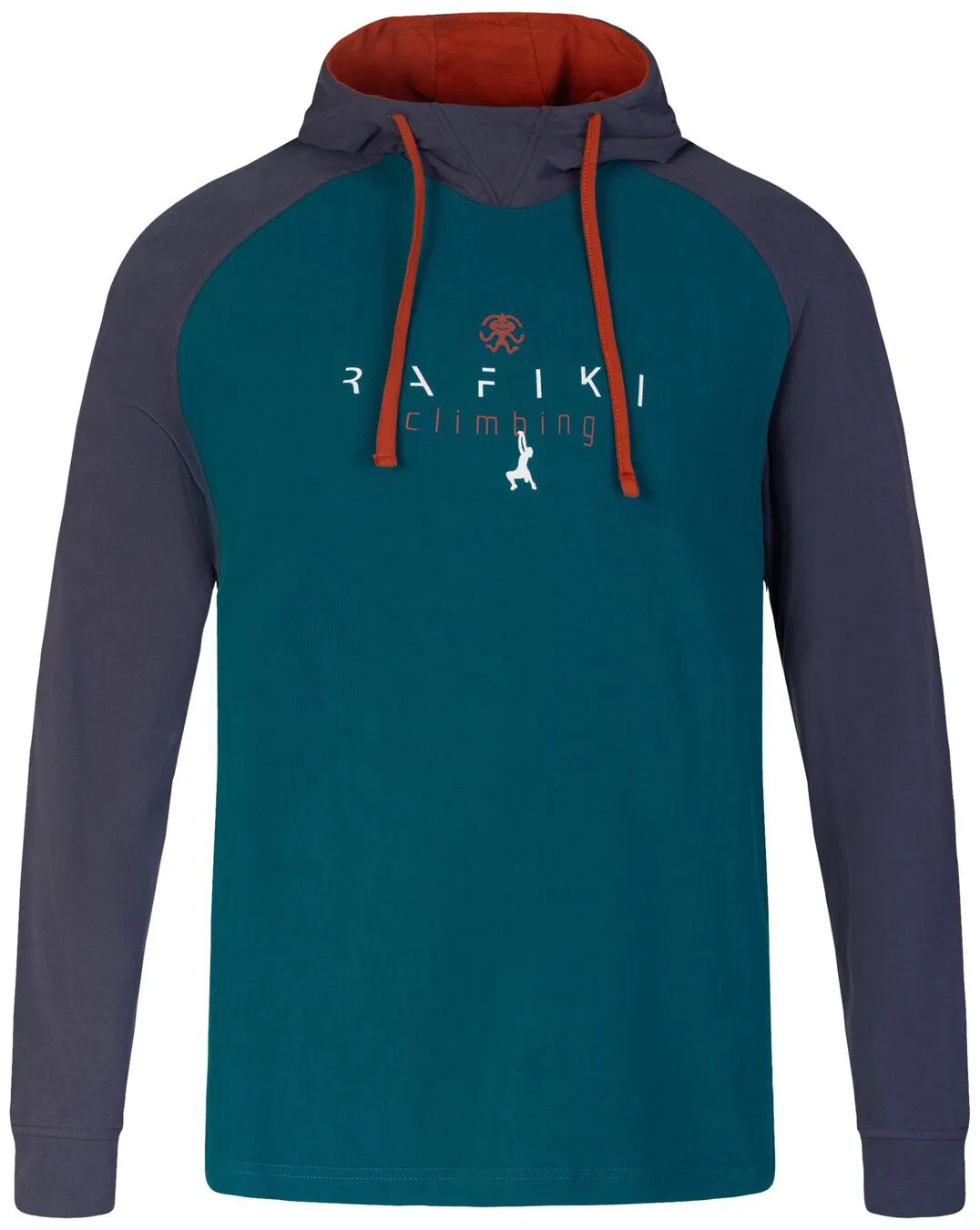 Mikina RAFIKI Traverse Hoody M gulf coast/ink