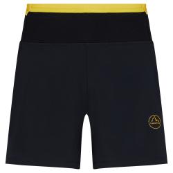Nohavice LA SPORTIVA Ultra Distance black/yellow