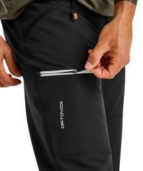 Nohavice_Ortovox_Seceda_Softshell_Pants_M_black_raven_5