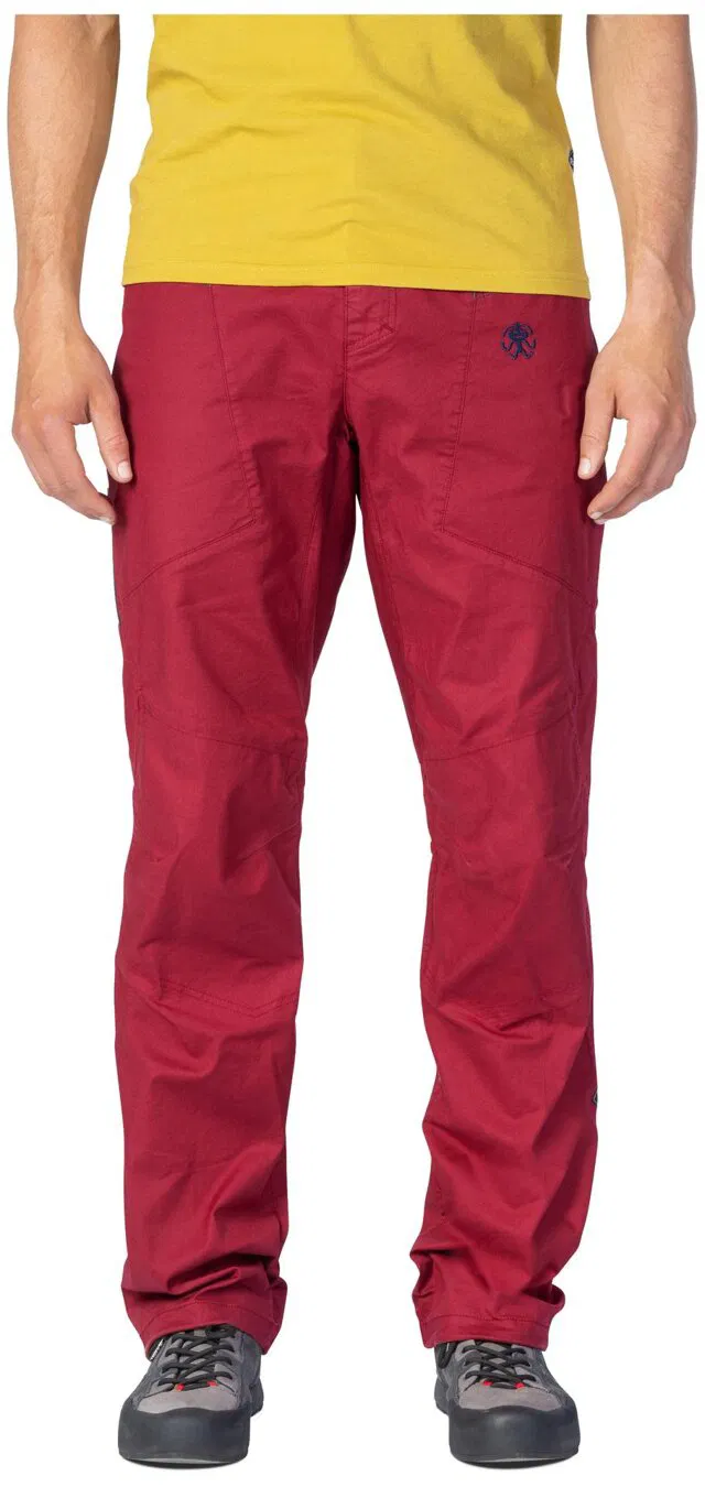 Nohavice Rafiki Crag biking red graphite 5