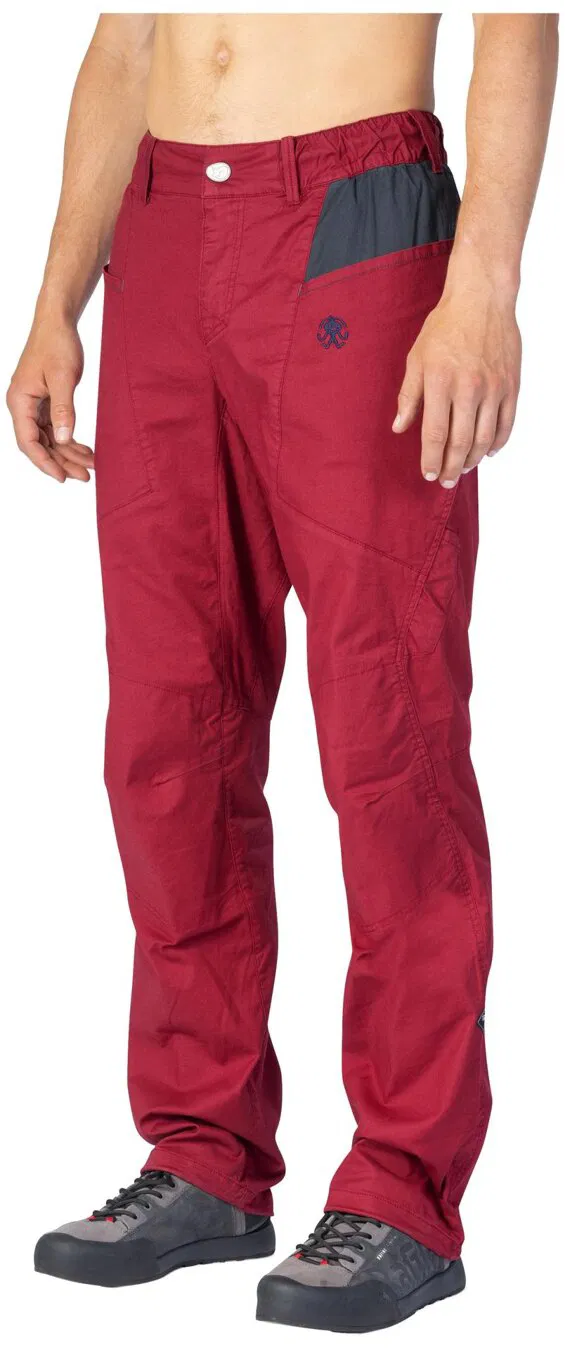 Nohavice Rafiki Crag biking red graphite 6