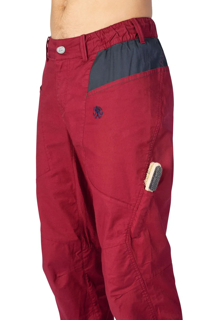 Nohavice Rafiki Crag biking red graphite 7