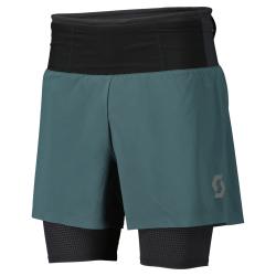 Nohavice SCOTT Hybrid shorts M�s RC Run green/black