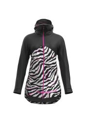 Bunda CRAZY Parka Wonder Magic Shell Wmn Black-Zebra