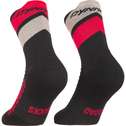 Pono�ky DYNAFIT Ultra Mid Socks black out/ultra coral