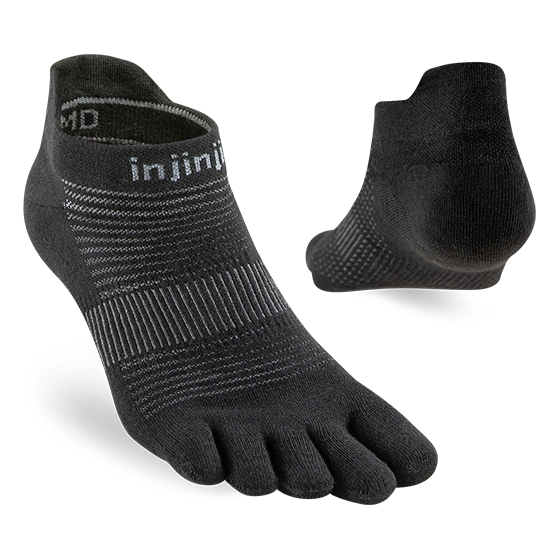 Ponozky INJINJI Run lw ns black 2