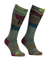 Ponoky ORTOVOX Ski Freeride Long Socks M wild herbs