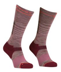 Ponoky ORTOVOX Ski Tour Light Compression Long Socks W mountain rose