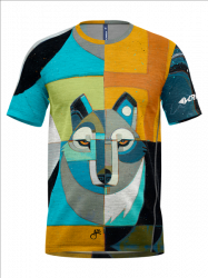Tricko CRAZY IDEA Legend wolf