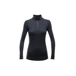 Termo triko DEVOLD Duo Active Merino 205 Z.Neck W black