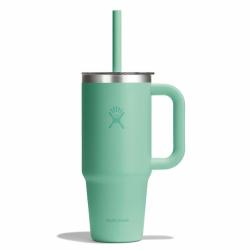 Termohrn�ek HYDROFLASK 24 OZ Travel Tumbler Clear Lid mermaid green