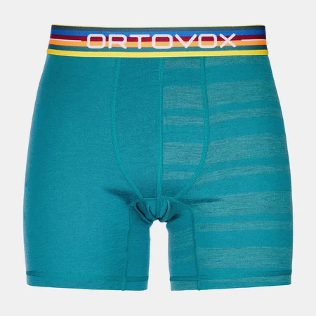 Boxerky ORTOVOX 185 Rock�n�wool Boxer pacific green