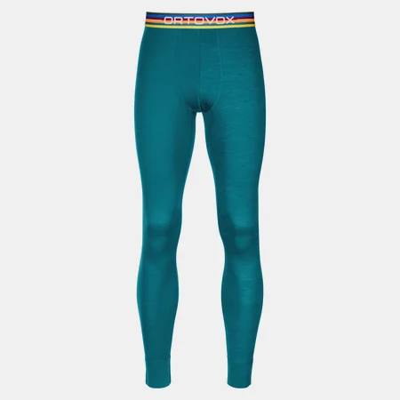 Termo nohavice ORTOVOX 185 Rock�n�wool long pants pacific green
