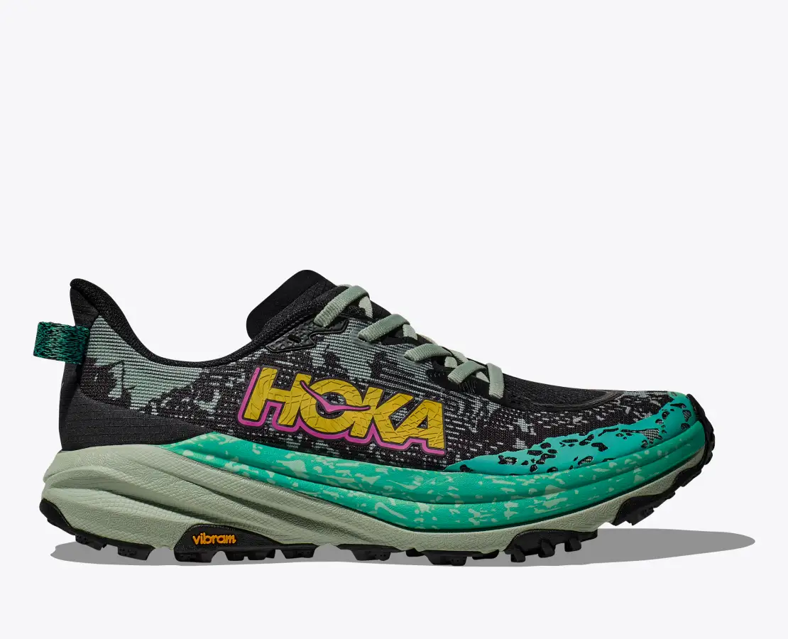 Topnky HOKA W Speedgoat 6 black/aloe vera