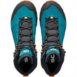 Topanky SCARPA Rush TRK GTX pagoda blue mango 3