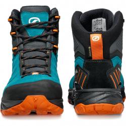 Topanky SCARPA Rush TRK GTX pagoda blue mango 4