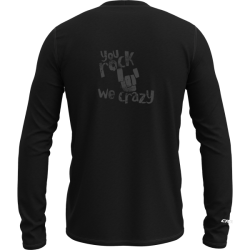 Tricko CRAZY Long sleeved gulliver black 2