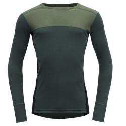 Tri�ko DEVOLD Lauparen merino 190 man forest/black