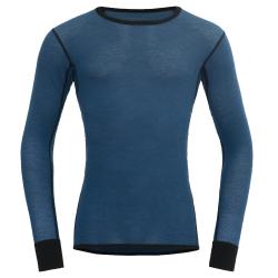 Triko DEVOLD Wool Mesh 190 M flood/caviar