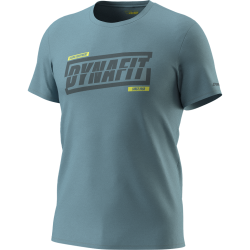 Triko DYNAFIT Graphic CO M S/S Tee smoke blue/tabloid
